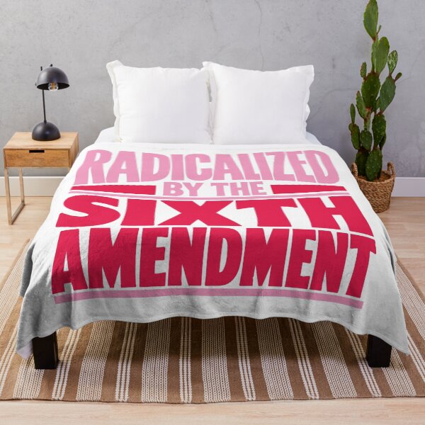 Item preview, Radicalized by the Sixth Amendment (Pinks) designed and sold by SilcrowDesign.
