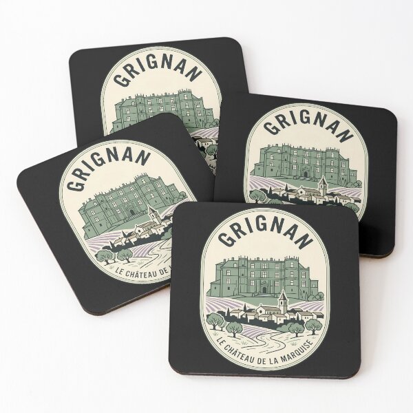 Item preview, Grignan France Vintage Travel Emblem Château Marquise designed and sold by k3rstman1.