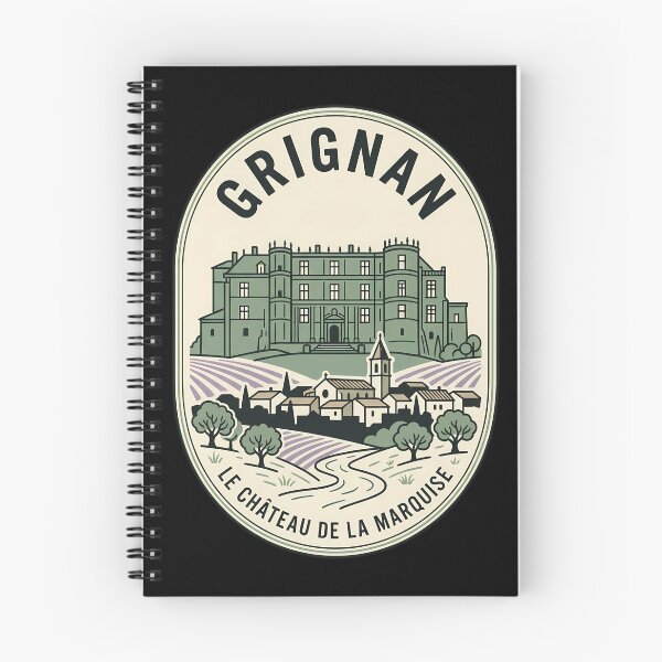 Item preview, Grignan France Vintage Travel Emblem Château Marquise designed and sold by k3rstman1.