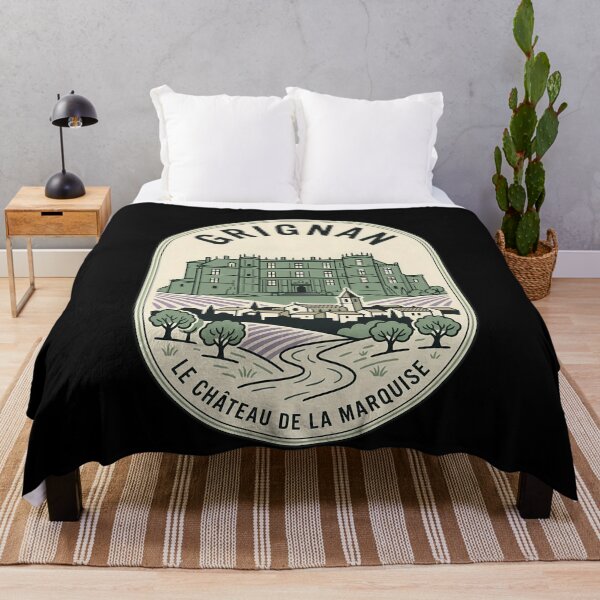 Item preview, Grignan France Vintage Travel Emblem Château Marquise designed and sold by k3rstman1.