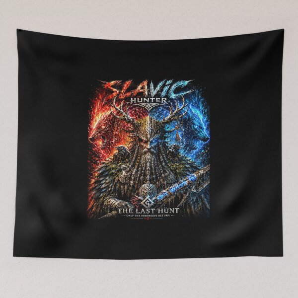 Item preview, Slavic Hunter The Last Hunt Fantasy Warrior T-Shirt designed and sold by Bizon2910.
