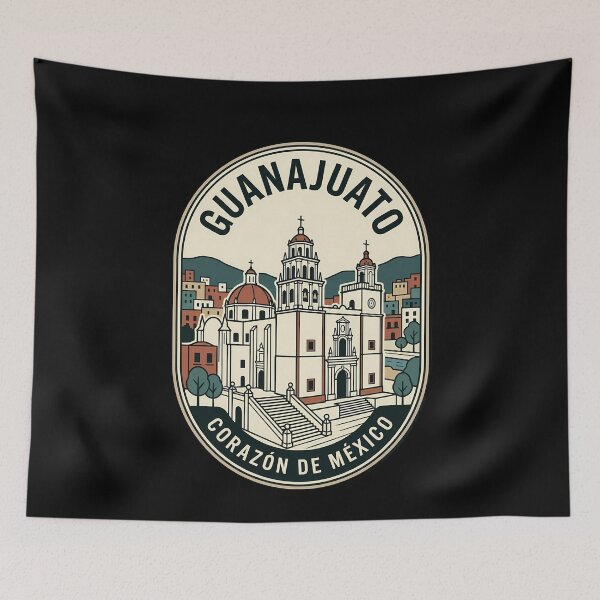 Item preview, Guanajuato Mexico Retro Vintage Travel Emblem designed and sold by k3rstman1.