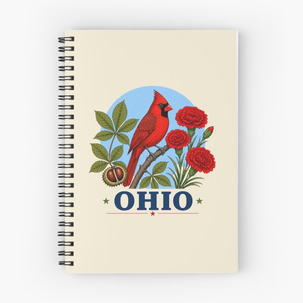 Item preview, Ohio Cardinal & Scarlet Carnation Homage designed and sold by The-Drip-Studio.