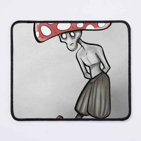 Item preview, Sad Red Fly Agaric Mushroom Man Goblin Illustration designed and sold by CosmicGloom.