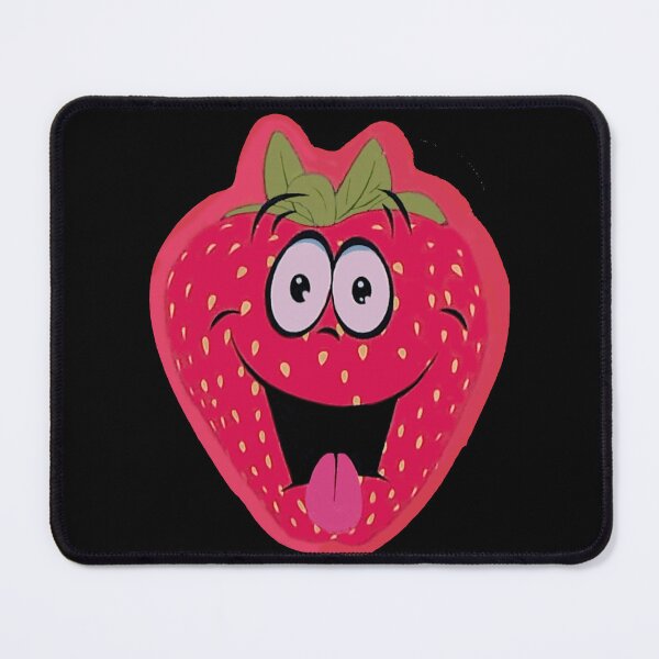 Item preview, Goofy Cartoon Strawberry - Funny Cute Fruit Face designed and sold by Tokraz-art.