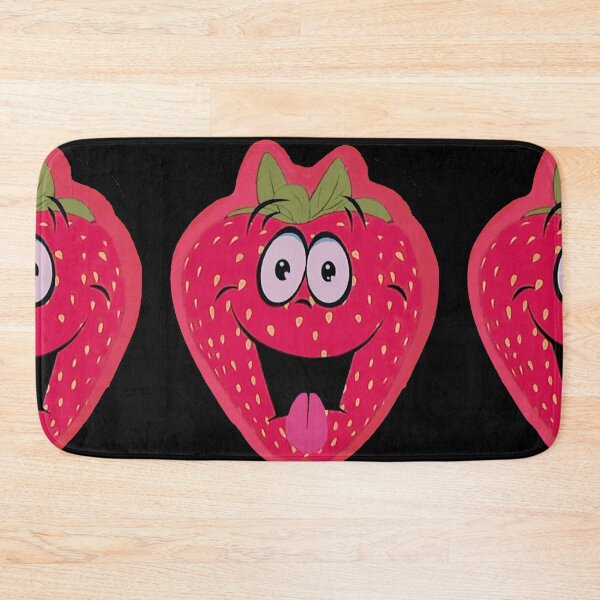Item preview, Goofy Cartoon Strawberry - Funny Cute Fruit Face designed and sold by Tokraz-art.