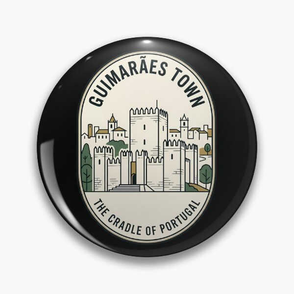 Item preview, Guimarães Portugal Vintage Travel Emblem designed and sold by k3rstman1.