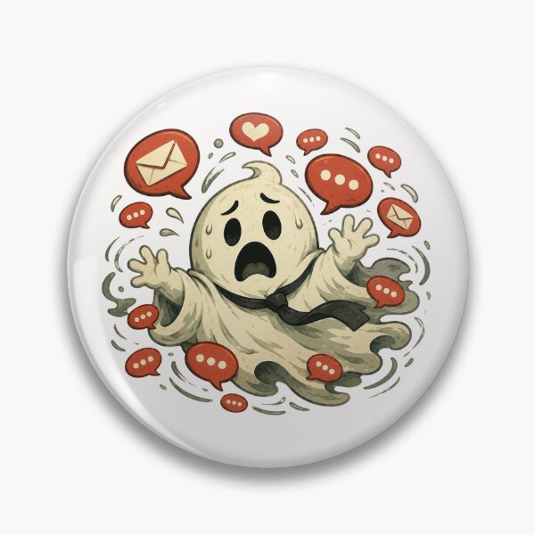 Item preview, Haunted by Notifications designed and sold by DesignsO'Random.