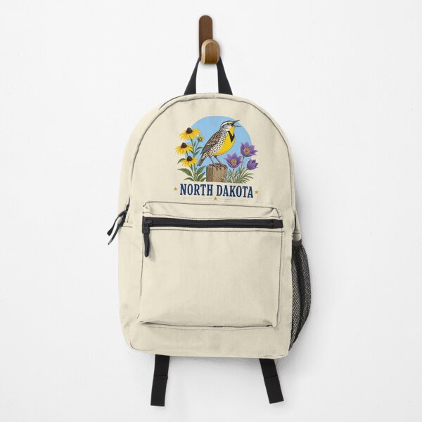 Item preview, North Dakota Meadowlark & Prairie Rose Homage designed and sold by American Fieldmark Studio.