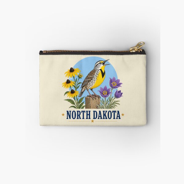 Item preview, North Dakota Meadowlark & Prairie Rose Homage designed and sold by The-Drip-Studio.