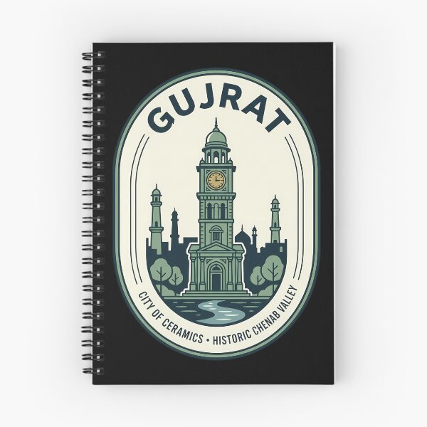 Item preview, Gujrat Pakistan Vintage Travel Emblem City of Ceramics designed and sold by k3rstman1.