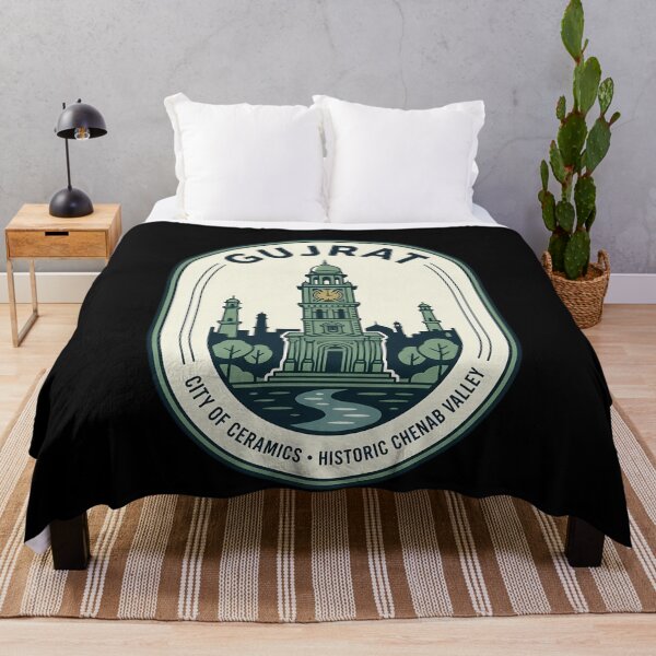 Item preview, Gujrat Pakistan Vintage Travel Emblem City of Ceramics designed and sold by k3rstman1.
