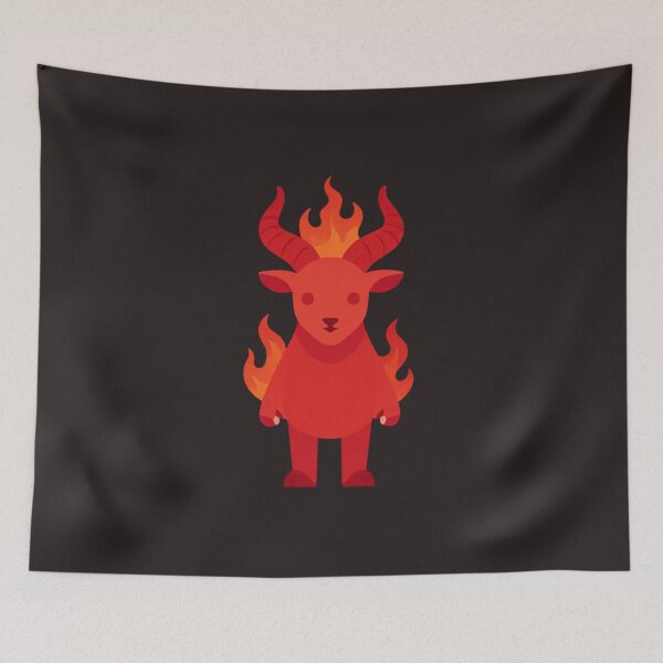 Item preview, Fire Goat 2027 Chinese Zodiac Year of the Goat Lucky Symbol designed and sold by Lucky 777.