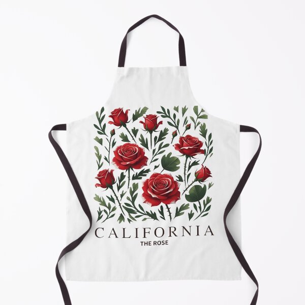 Item preview, California Vintage Flowers - California Vintage Red Roses designed and sold by JessArty ⭐⭐⭐⭐⭐.
