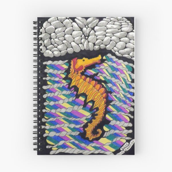 Item preview, 1122 - SEAHORSE DESIGN - DAVE EDWARDS - MIXED MEDIA - 2026 designed and sold by BLYTHART.