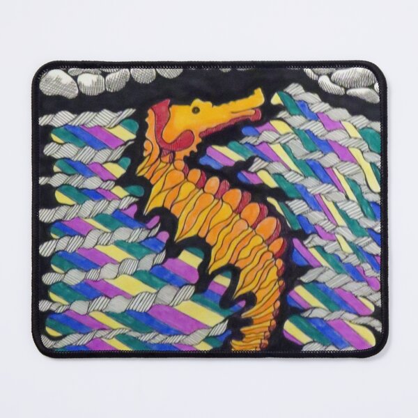Item preview, 1122 - SEAHORSE DESIGN - DAVE EDWARDS - MIXED MEDIA - 2026 designed and sold by BLYTHART.