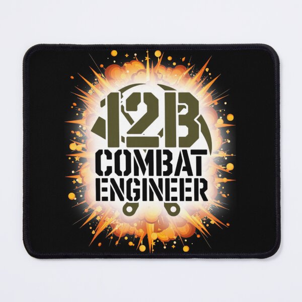 Item preview, 12B Combat Engineer — U.S. Army MOS Explosion Graphic Military Engineering Design designed and sold by GFamilyC.