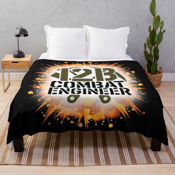 Item preview, 12B Combat Engineer — U.S. Army MOS Explosion Graphic Military Engineering Design designed and sold by GFamilyC.