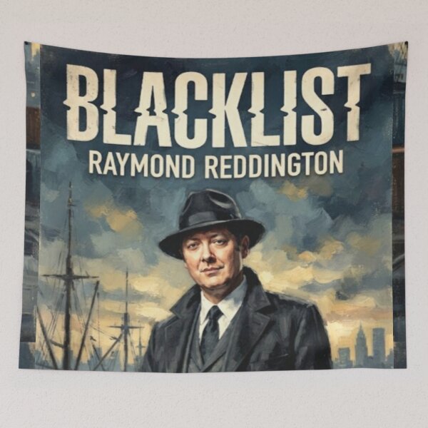 Item preview, Blacklist: Retro Crime Thriller Tribute Art Poster designed and sold by Art's Diner.