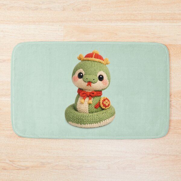 Item preview, Cute Knitted Year Of The Snake | Kawaii 3D Chinese New Year Zodiac Knit Art designed and sold by Moons Studio.