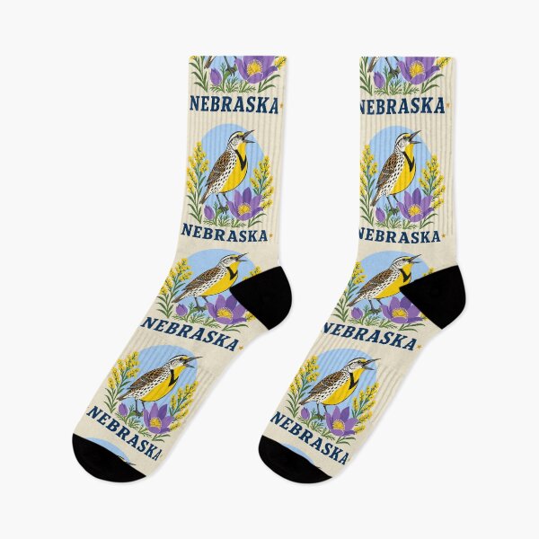Item preview, Nebraska Meadowlark & Goldenrod Homage designed and sold by The-Drip-Studio.