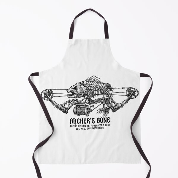 Item preview, Gothic Skeleton Fish Bowfishing - Compound Bow Archery Graphic designed and sold by Georain.