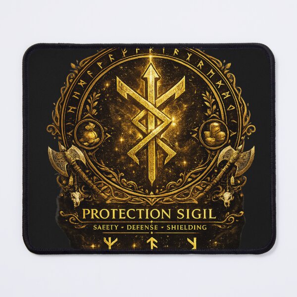 Item preview, Protection Sigil Bind Rune | Norse Viking Symbol designed and sold by Sksticker991.