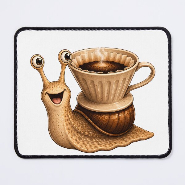 Item preview, Slow Brew Snail designed and sold by DesignsO'Random.