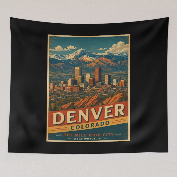 Item preview, Denver Colorado designed and sold by GoodOldVintage.