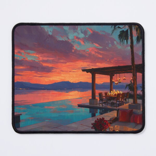 Item preview, Outdoor Terrace At Sunset designed and sold by Rtymer.