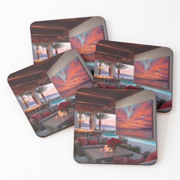 Item preview, Outdoor Terrace At Sunset designed and sold by Rtymer.