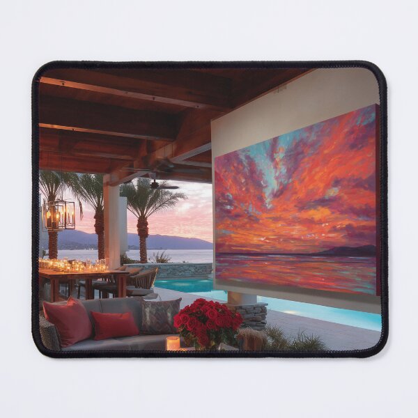 Item preview, Outdoor Terrace At Sunset designed and sold by Rtymer.