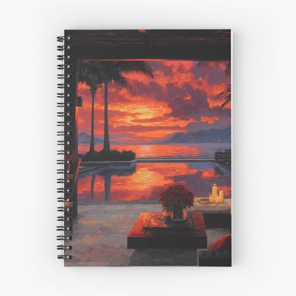 Item preview, Outdoor Terrace At Sunset designed and sold by Rtymer.