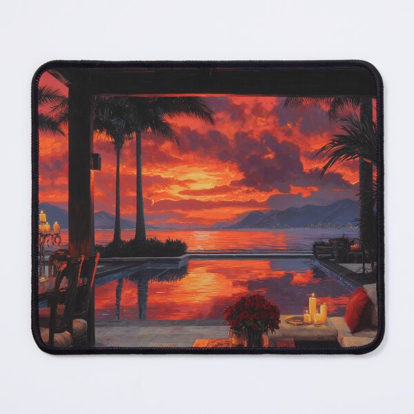 Item preview, Outdoor Terrace At Sunset designed and sold by Rtymer.