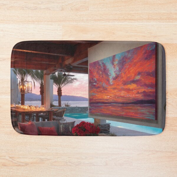 Item preview, Outdoor Terrace At Sunset designed and sold by Rtymer.