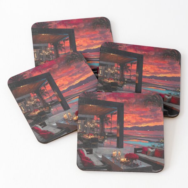 Item preview, Outdoor Terrace At Sunset designed and sold by Rtymer.