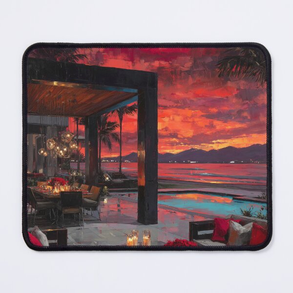 Item preview, Outdoor Terrace At Sunset designed and sold by Rtymer.