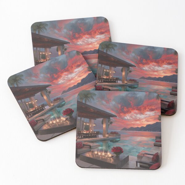 Item preview, Outdoor Terrace At Sunset designed and sold by Rtymer.