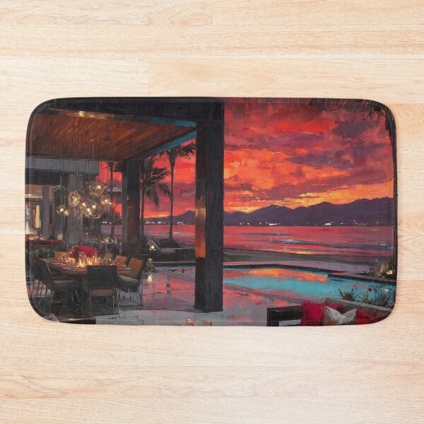 Item preview, Outdoor Terrace At Sunset designed and sold by Rtymer.