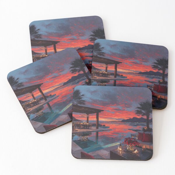 Item preview, Outdoor Terrace At Sunset designed and sold by Rtymer.