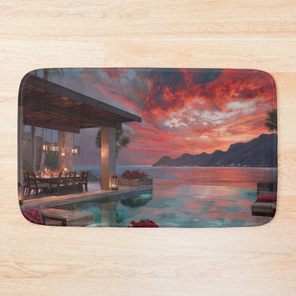 Item preview, Outdoor Terrace At Sunset designed and sold by Rtymer.