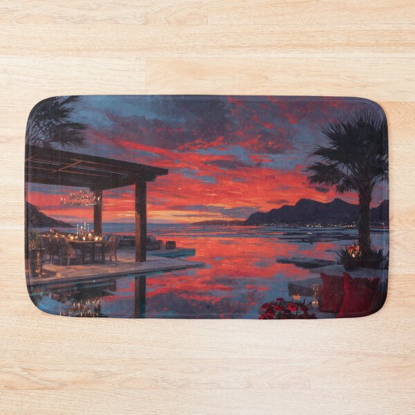 Item preview, Outdoor Terrace At Sunset designed and sold by Rtymer.