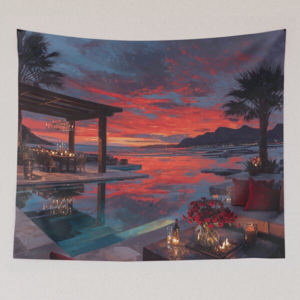 Item preview, Outdoor Terrace At Sunset designed and sold by Rtymer.