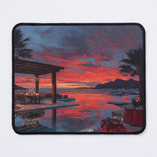 Item preview, Outdoor Terrace At Sunset designed and sold by Rtymer.