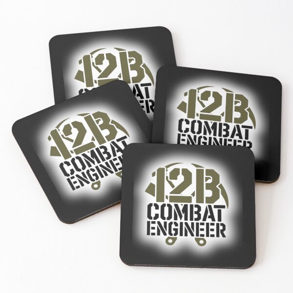 Item preview, 12B Combat Engineer — U.S. Army MOS Helmet Emblem Military Engineering Design designed and sold by GFamilyC.