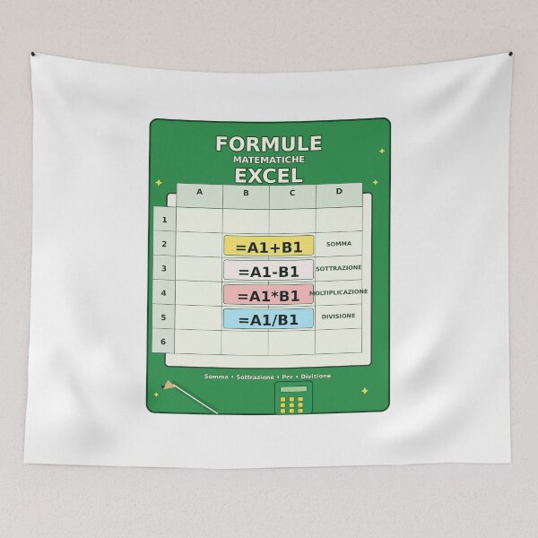 Item preview, Formule Matematiche del Foglio Excel  designed and sold by RipantinaFantasy .