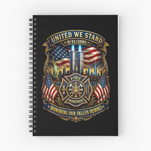 Item preview, United We Stand 9/11 Fire Department Memorial designed and sold by llunceford.