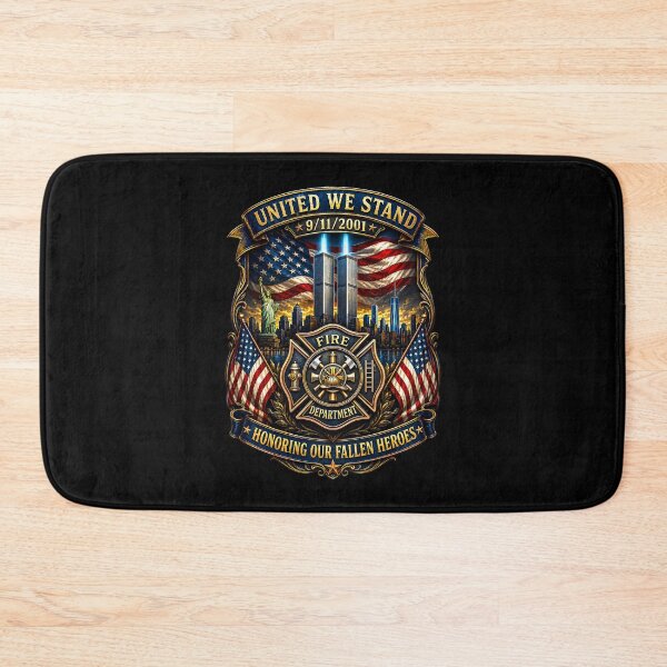Item preview, United We Stand 9/11 Fire Department Memorial designed and sold by llunceford.