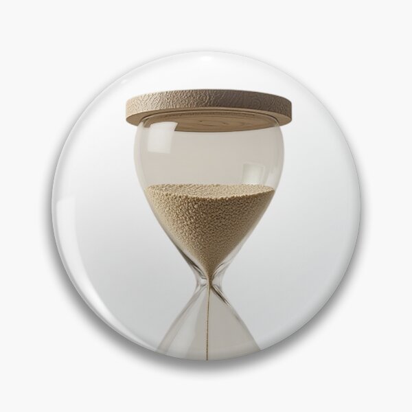 Item preview, Abstract Hourglass of Time – Surreal Sand Transformation Line Art | Minimalist Conceptual Design designed and sold by PixPixari.