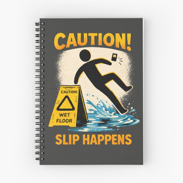 Item preview, Wet Floor? Nope... Phone Floor! | Funny Slippery Sign Parody designed and sold by LemosINKstudio.